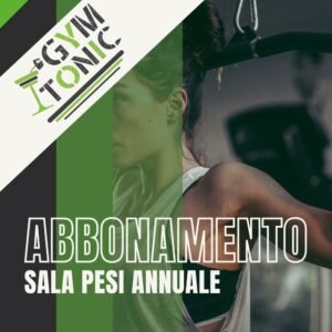 Abbonamento sala pesi annuale
